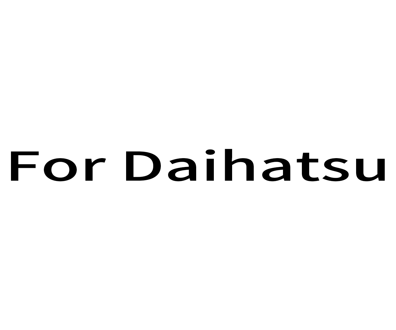 For Daihatsu